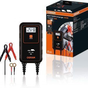 CARGADOR DE BATERIA OSRAM 908 12/24V 8A