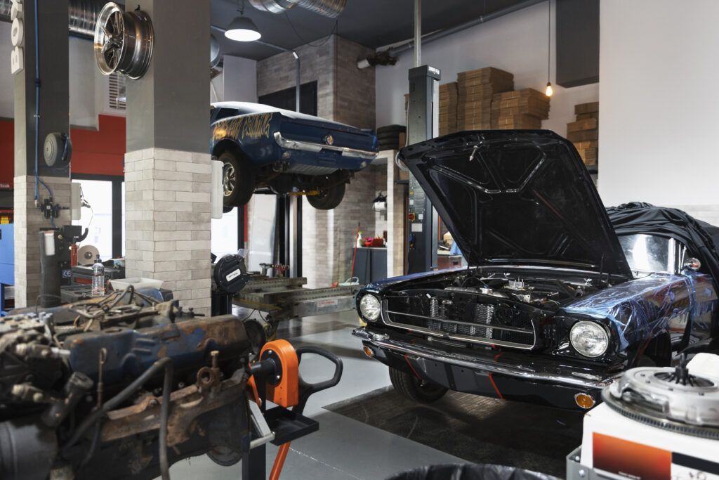 Car Being Taking Care Workshop