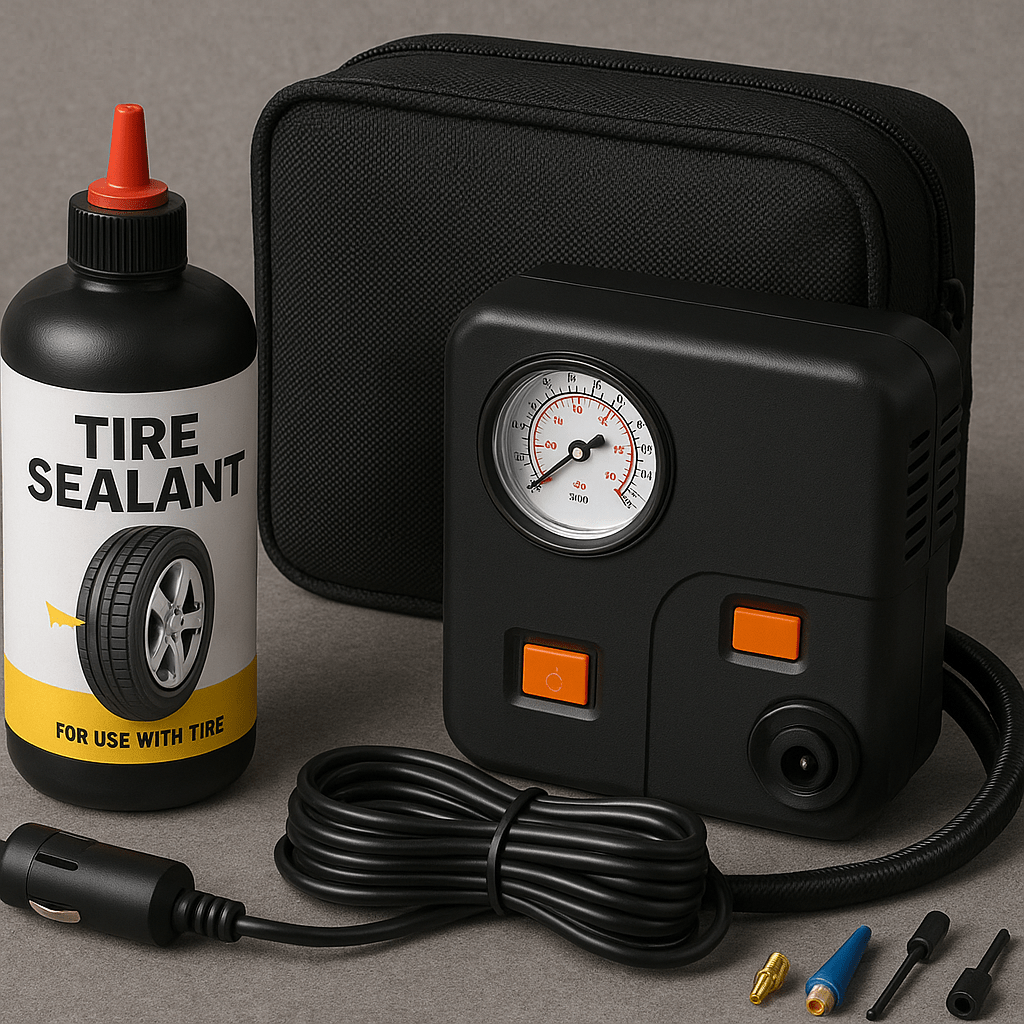 Contenido Del Kit Reparador De Neumáticos